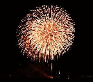Gif animé feux d'artifices 210